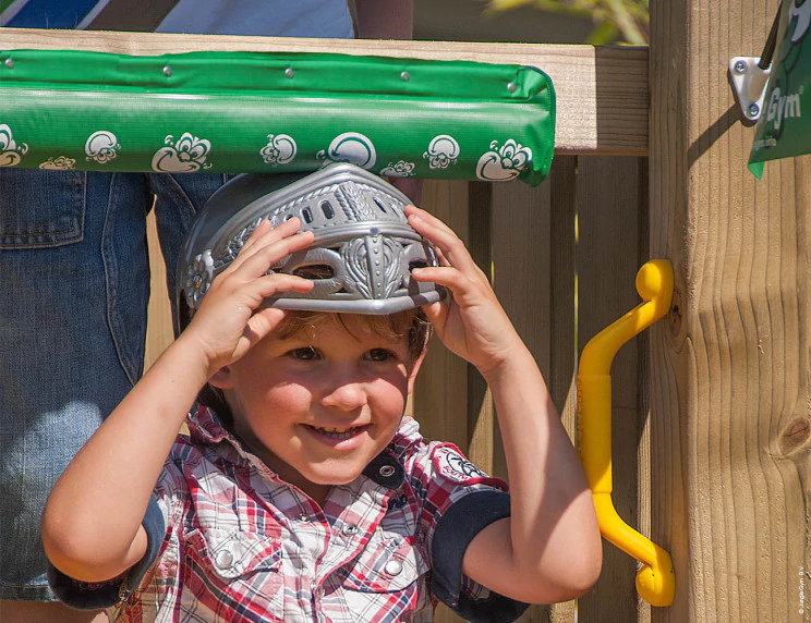 Jungle Totem | Wooden climbing frame with slide & clatter bridge Jungle Totem | Wooden climbing frame with slide & clatter bridge