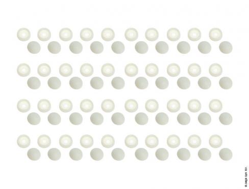 Bolt Cap Set (40x)- White